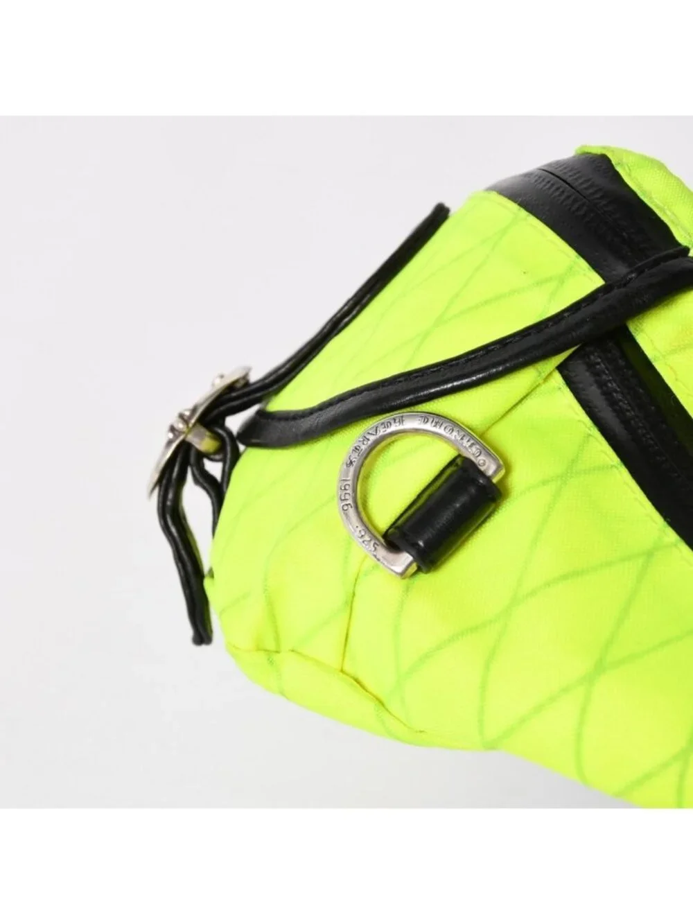 Chrome Hearts 1 Snat Pack Nylon Shoulder Bag Dagger Gunslinger Lime Green